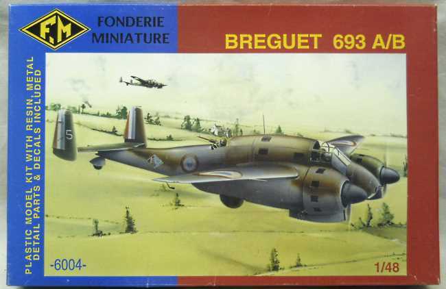 FM 1/48 Breguet 693 A/B, 6004 plastic model kit